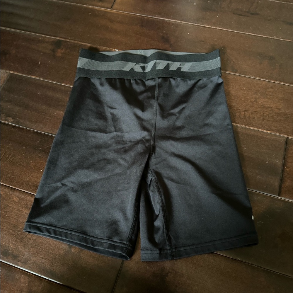 Kids Black Athletic Shorts